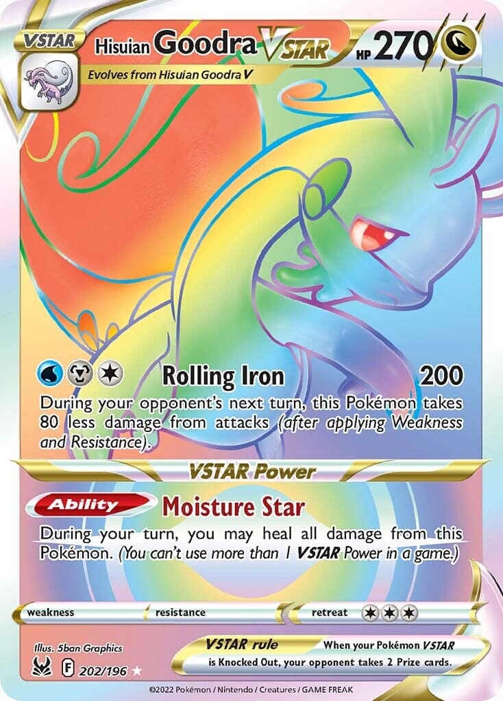 Hisuian Goodra VSTAR (202/196) [Sword & Shield: Lost Origin] Pokemon Single Pokémon  | Multizone: Comics And Games