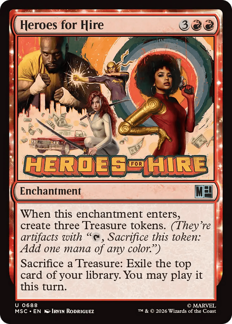 Heroes for Hire [Marvel Super Heroes Commander] MTG Single Magic: The Gathering  | Multizone: Comics And Games