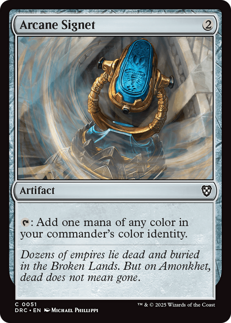 Arcane Signet [Aetherdrift Commander] MTG Single Magic: The Gathering  | Multizone: Comics And Games