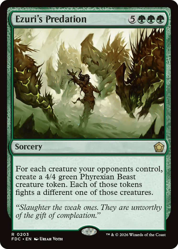Ezuri's Predation [Foundations Commander] MTG Single Magic: The Gathering  | Multizone: Comics And Games