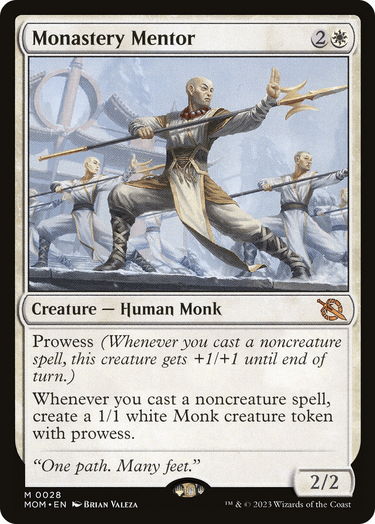 Monastery Mentor [March of the Machine] MTG Single Magic: The Gathering  | Multizone: Comics And Games