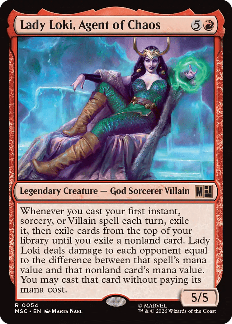Lady Loki, Agent of Chaos [Marvel Super Heroes Commander] MTG Single Magic: The Gathering  | Multizone: Comics And Games