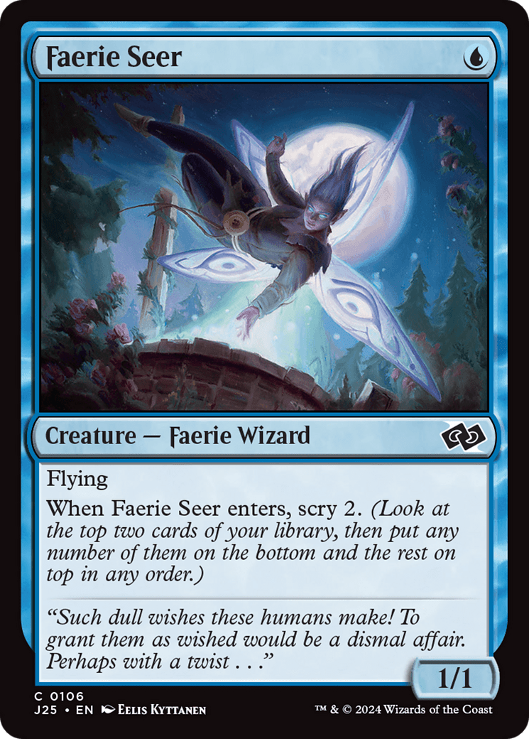 Faerie Seer [Foundations Jumpstart] MTG Single Magic: The Gathering  | Multizone: Comics And Games