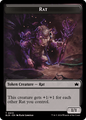 Rat // Splash Lasher Double-Sided Token [Bloomburrow Tokens] MTG Single Magic: The Gathering  | Multizone: Comics And Games