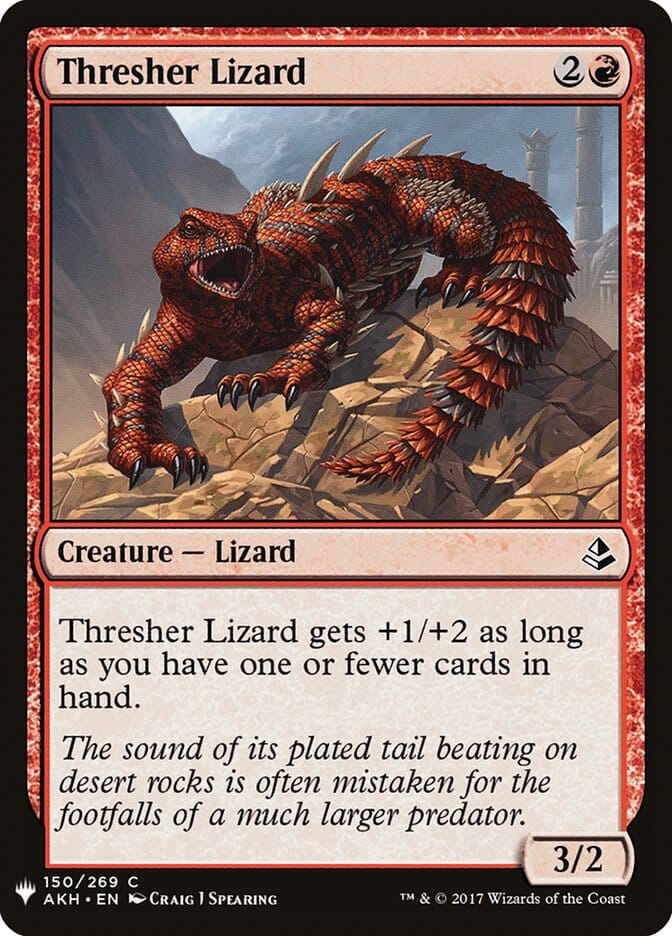 Thresher Lizard [Mystery Booster] MTG Single Magic: The Gathering  | Multizone: Comics And Games