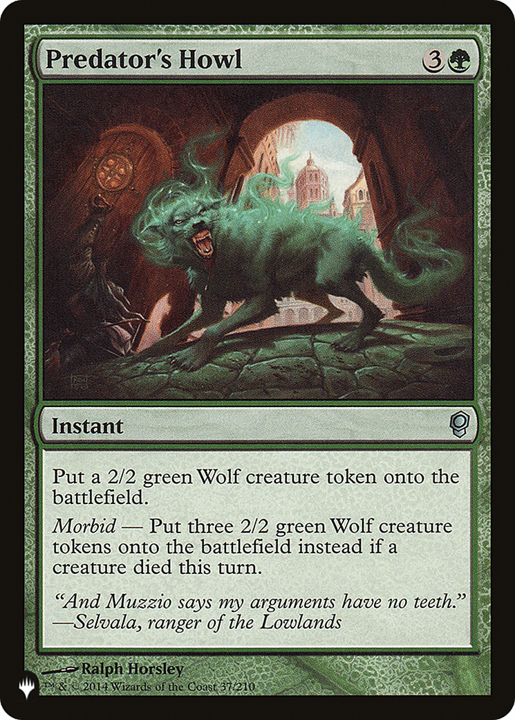 Predator's Howl [The List] MTG Single Magic: The Gathering  | Multizone: Comics And Games