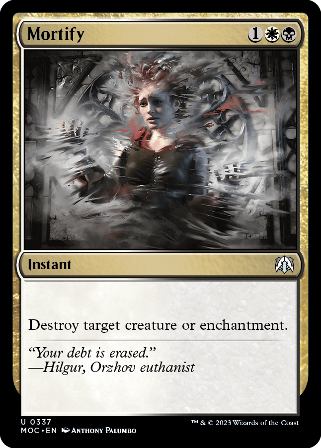 Mortify [March of the Machine Commander] MTG Single Magic: The Gathering  | Multizone: Comics And Games