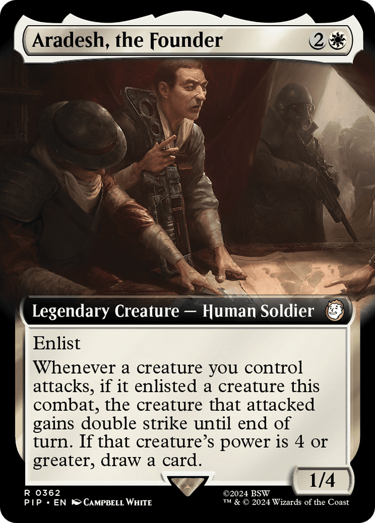 Aradesh, the Founder (Extended Art) [Fallout] MTG Single Magic: The Gathering  | Multizone: Comics And Games
