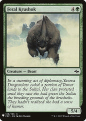 Feral Krushok [Mystery Booster] MTG Single Magic: The Gathering  | Multizone: Comics And Games