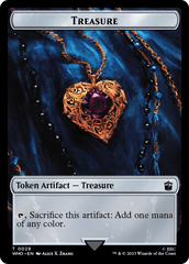 Warrior // Treasure (0029) Double-Sided Token [Doctor Who Tokens] MTG Single Magic: The Gathering  | Multizone: Comics And Games