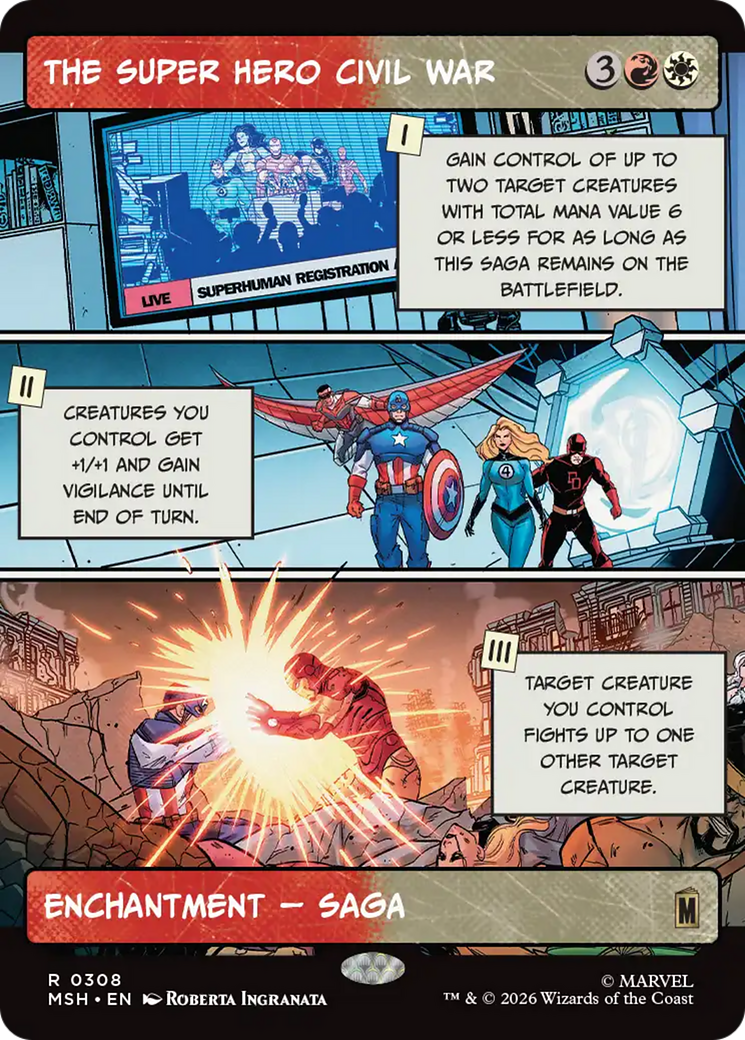 The Super Hero Civil War (Borderless) [Marvel Super Heroes] | Multizone: Comics And Games
