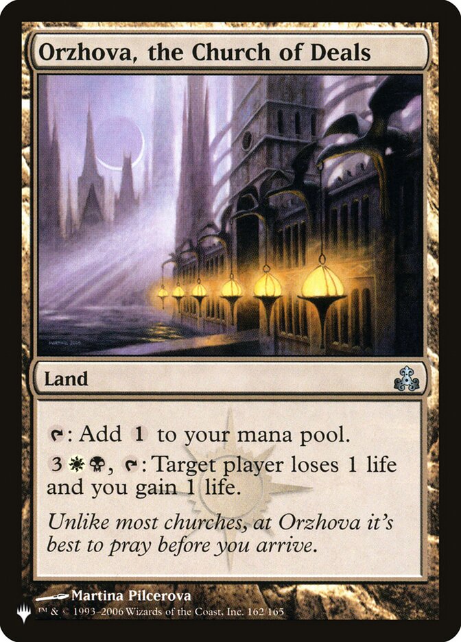 Orzhova, the Church of Deals [The List] MTG Single Magic: The Gathering  | Multizone: Comics And Games