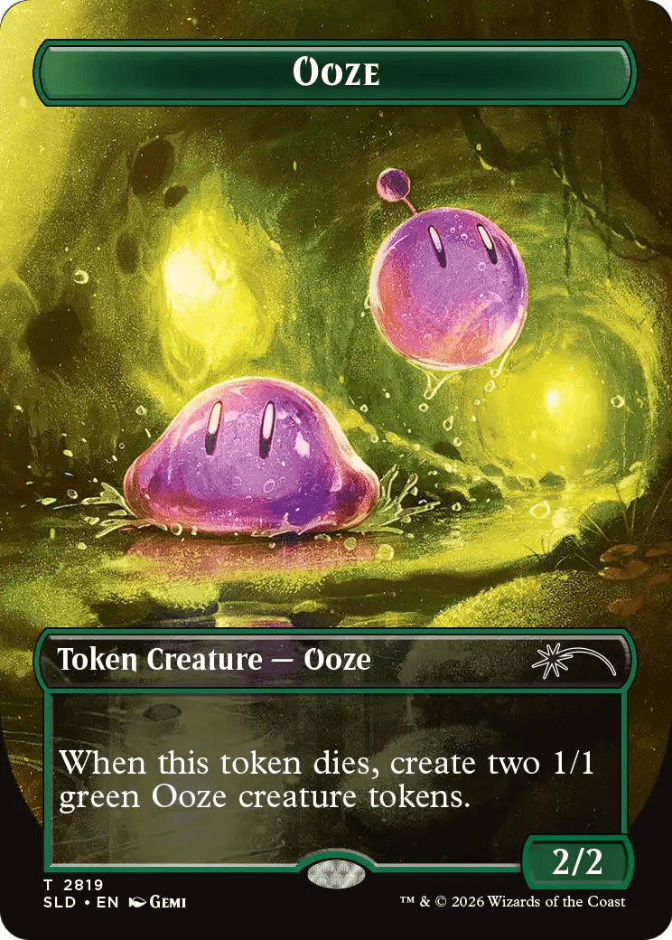 Ooze Token [Secret Lair Drop Series] MTG Single Magic: The Gathering  | Multizone: Comics And Games