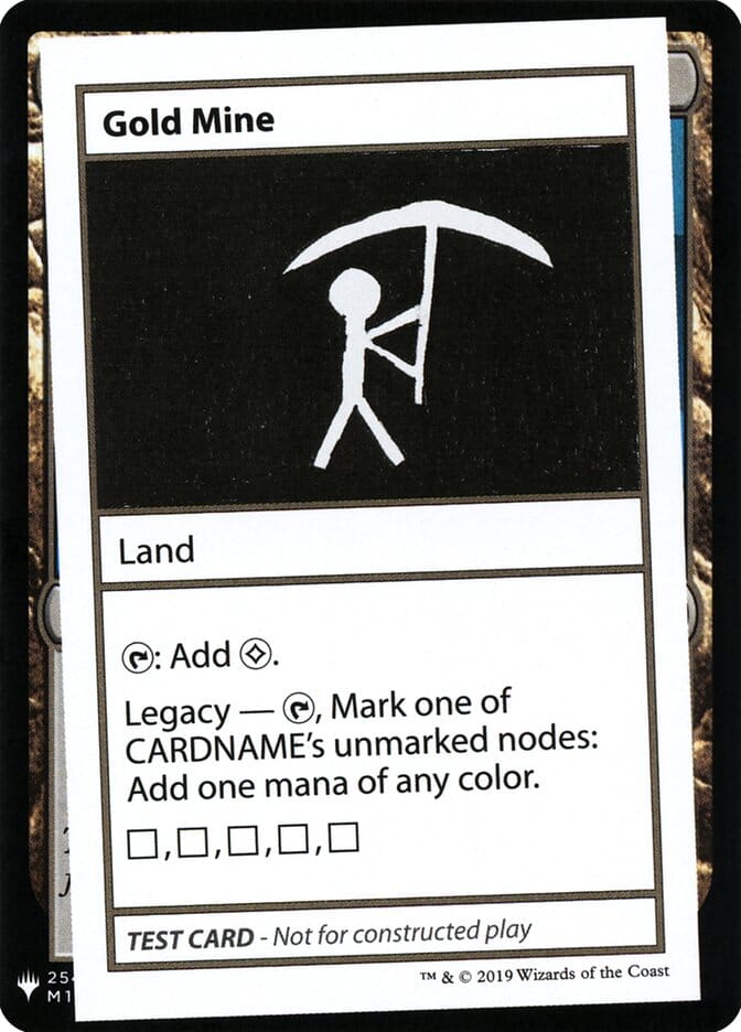 Gold Mine [Mystery Booster Playtest Cards] MTG Single Magic: The Gathering  | Multizone: Comics And Games