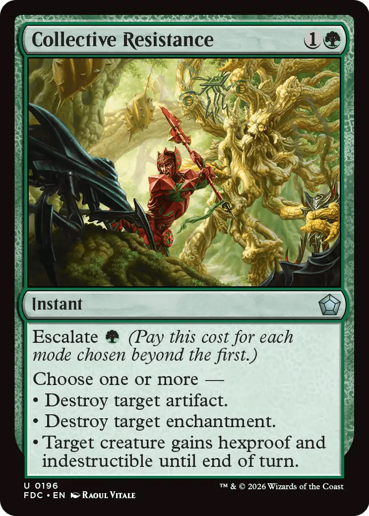 Collective Resistance [Foundations Commander] MTG Single Magic: The Gathering  | Multizone: Comics And Games
