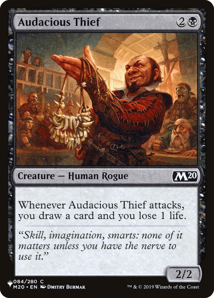 Audacious Thief [The List] MTG Single Magic: The Gathering  | Multizone: Comics And Games
