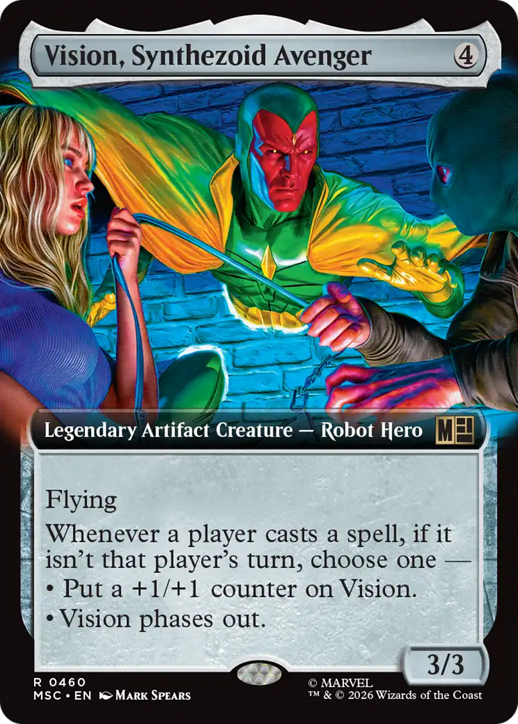 Vision, Synthezoid Avenger (Extended Art) [Marvel Super Heroes Commander] | Multizone: Comics And Games