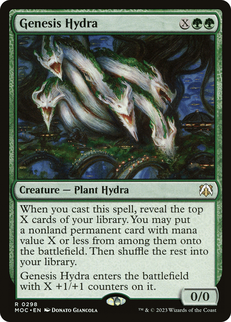 Genesis Hydra [March of the Machine Commander] MTG Single Magic: The Gathering  | Multizone: Comics And Games