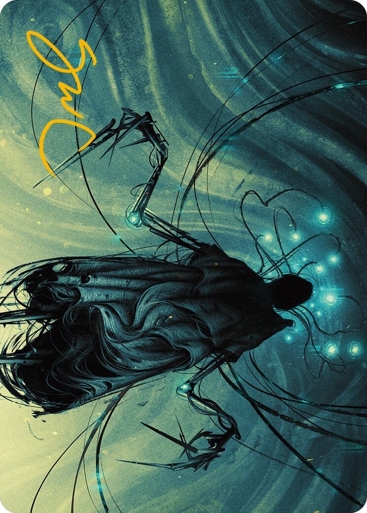 Ichor Synthesizer Art Card (Gold-Stamped Signature) [Phyrexia: All Will Be One Art Series] MTG Single Magic: The Gathering  | Multizone: Comics And Games