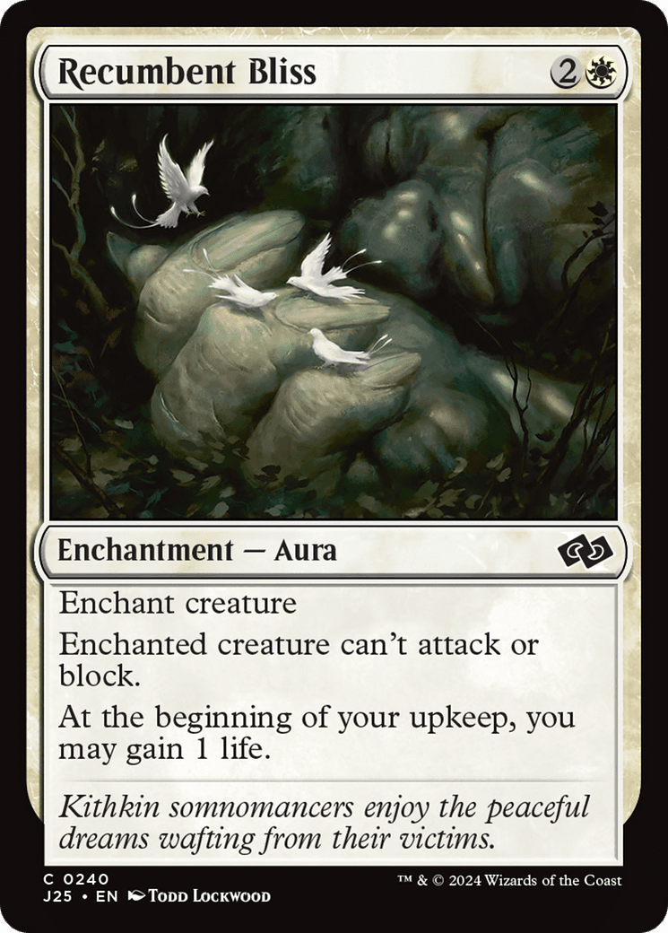 Recumbent Bliss [Foundations Jumpstart] MTG Single Magic: The Gathering  | Multizone: Comics And Games