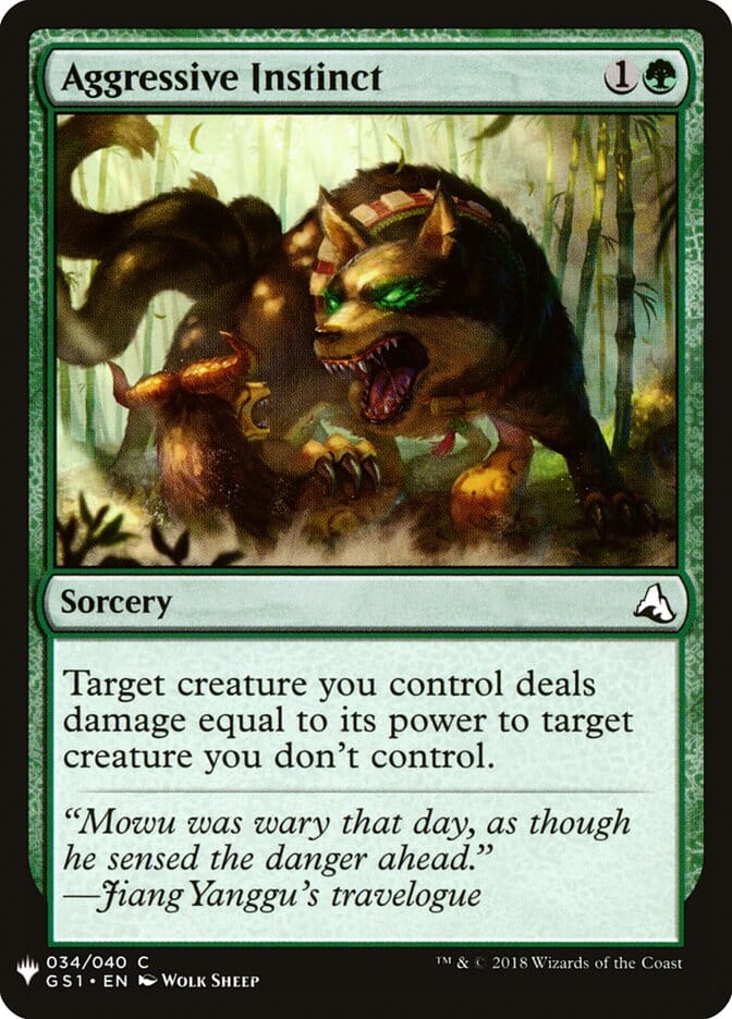 Aggressive Instinct [Mystery Booster] MTG Single Magic: The Gathering  | Multizone: Comics And Games