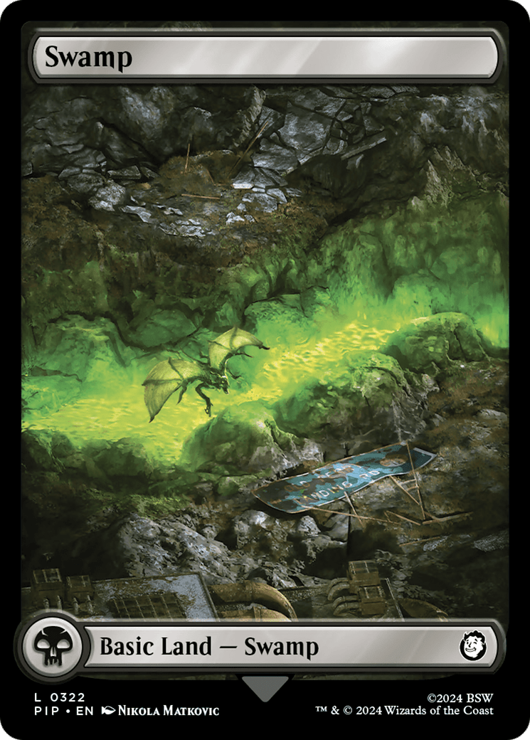 Swamp (0322) [Fallout] MTG Single Magic: The Gathering  | Multizone: Comics And Games