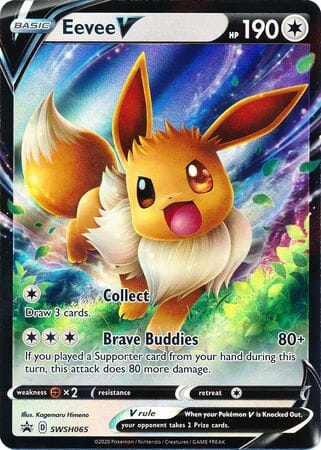 Eevee V (SWSH065) [Sword & Shield: Black Star Promos] Pokemon Single Pokémon  | Multizone: Comics And Games