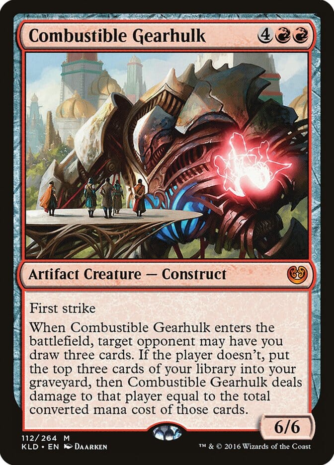Combustible Gearhulk [Kaladesh] MTG Single Magic: The Gathering  | Multizone: Comics And Games