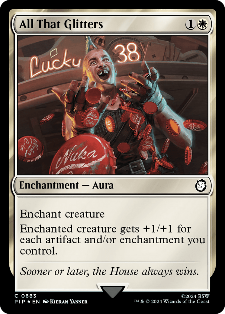 All That Glitters (Surge Foil) [Fallout] MTG Single Magic: The Gathering  | Multizone: Comics And Games