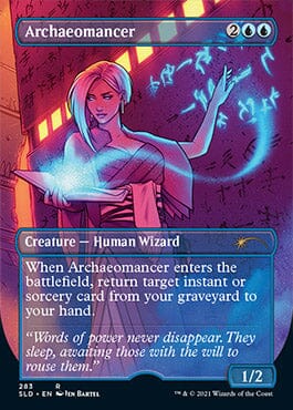 Archaeomancer (Borderless) [Secret Lair Drop Series] MTG Single Magic: The Gathering  | Multizone: Comics And Games