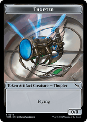 Detective // Thopter (0019) Double-Sided Token [Murders at Karlov Manor Tokens] MTG Single Magic: The Gathering  | Multizone: Comics And Games