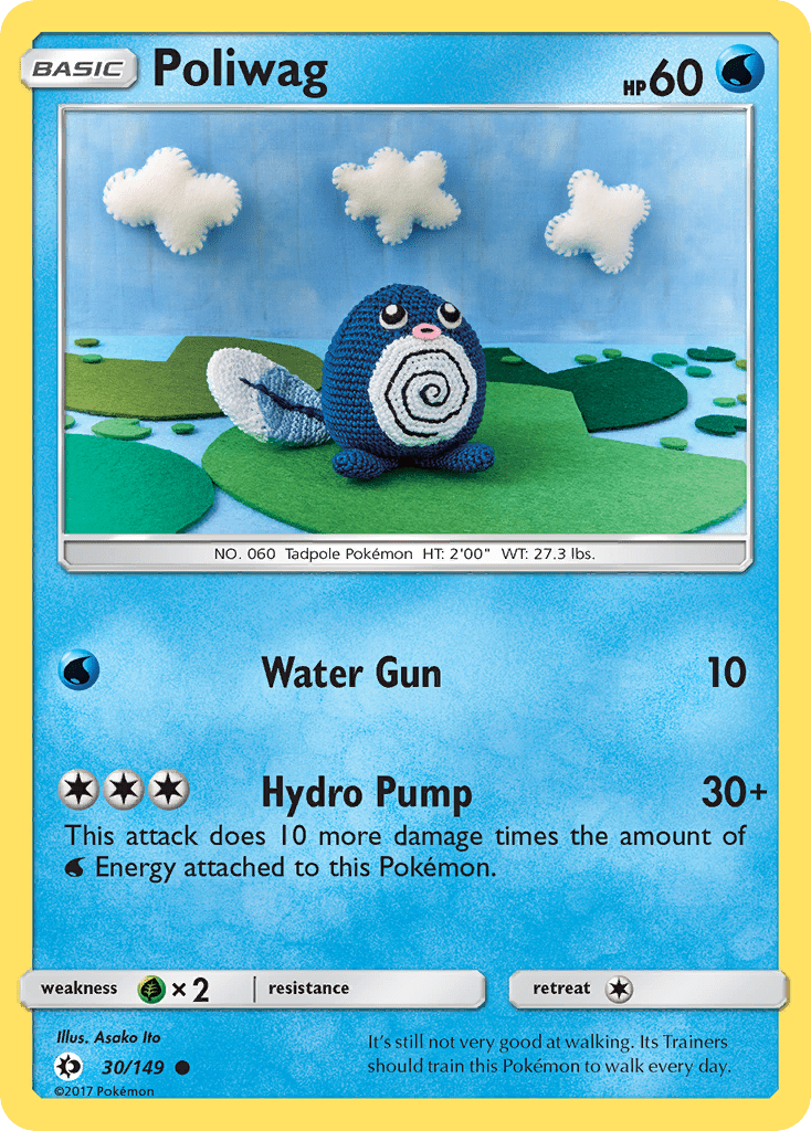Poliwag (30/149) [Sun & Moon: Base Set] Pokemon Single Pokémon  | Multizone: Comics And Games