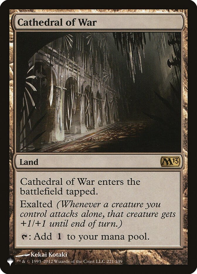Cathedral of War [The List] MTG Single Magic: The Gathering  | Multizone: Comics And Games