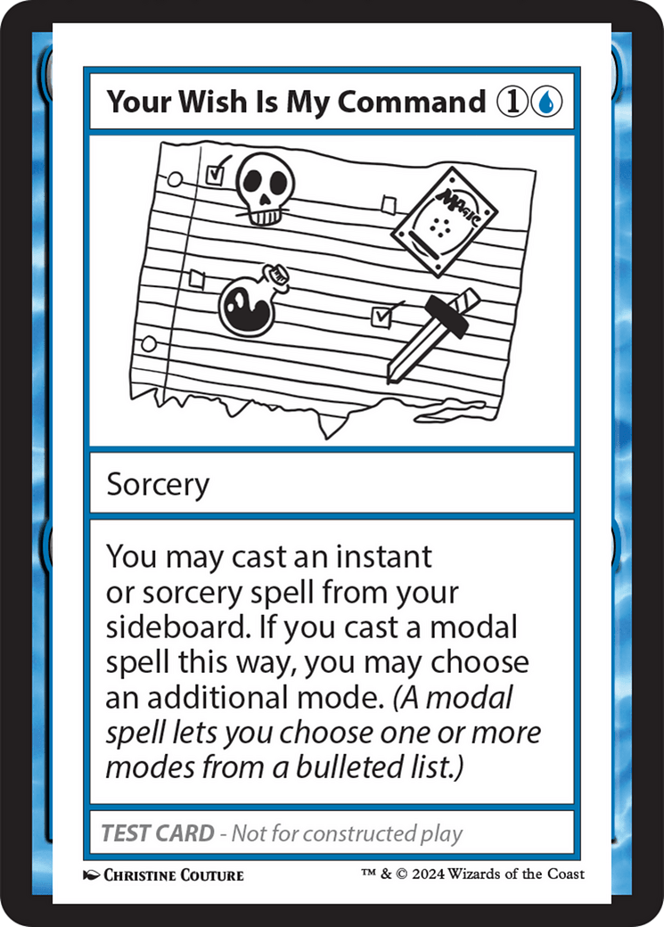 Your Wish Is My Command [Mystery Booster 2 Playtest Cards] MTG Single Magic: The Gathering  | Multizone: Comics And Games