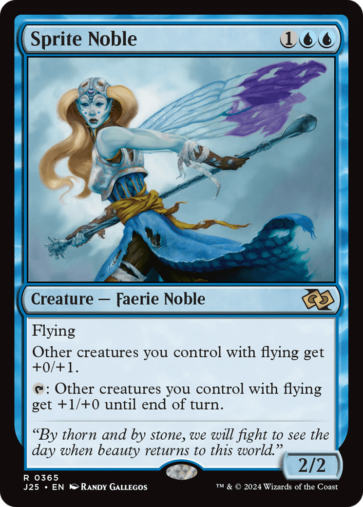 Sprite Noble [Foundations Jumpstart] MTG Single Magic: The Gathering  | Multizone: Comics And Games
