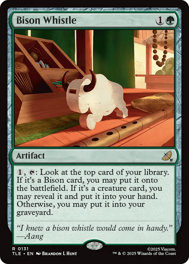 Bison Whistle [Avatar: The Last Airbender: Eternal-Legal] MTG Single Magic: The Gathering  | Multizone: Comics And Games