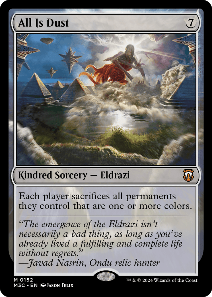 All Is Dust (Ripple Foil) [Modern Horizons 3 Commander] MTG Single Magic: The Gathering  | Multizone: Comics And Games