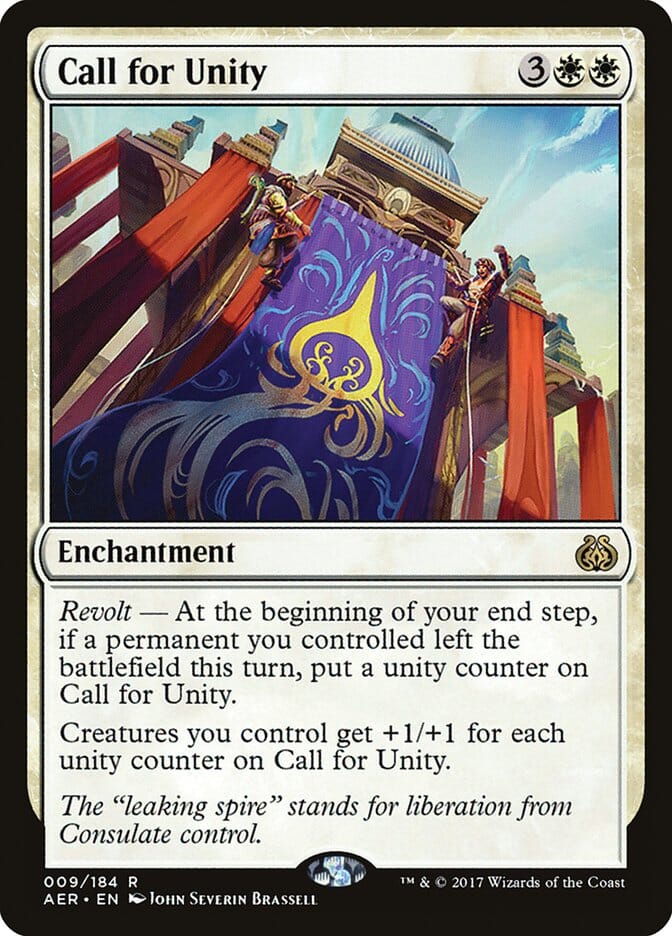 Call for Unity [Aether Revolt] MTG Single Magic: The Gathering  | Multizone: Comics And Games