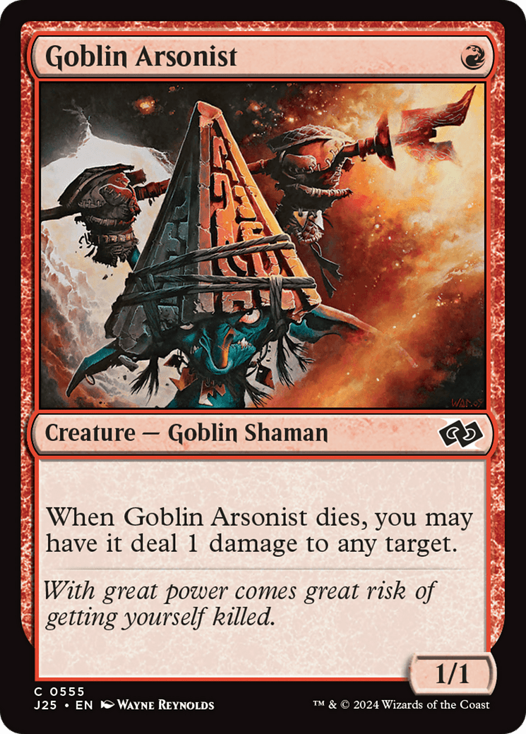 Goblin Arsonist [Foundations Jumpstart] MTG Single Magic: The Gathering  | Multizone: Comics And Games