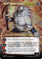 Ajani, Nacatl Pariah // Ajani, Nacatl Avenger (Borderless) (Textured Foil) [Modern Horizons 3] MTG Single Magic: The Gathering  | Multizone: Comics And Games