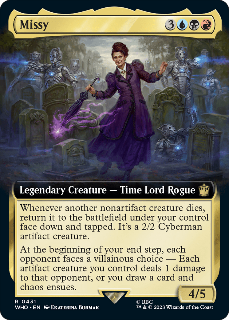 Missy (Extended Art) [Doctor Who] MTG Single Magic: The Gathering  | Multizone: Comics And Games