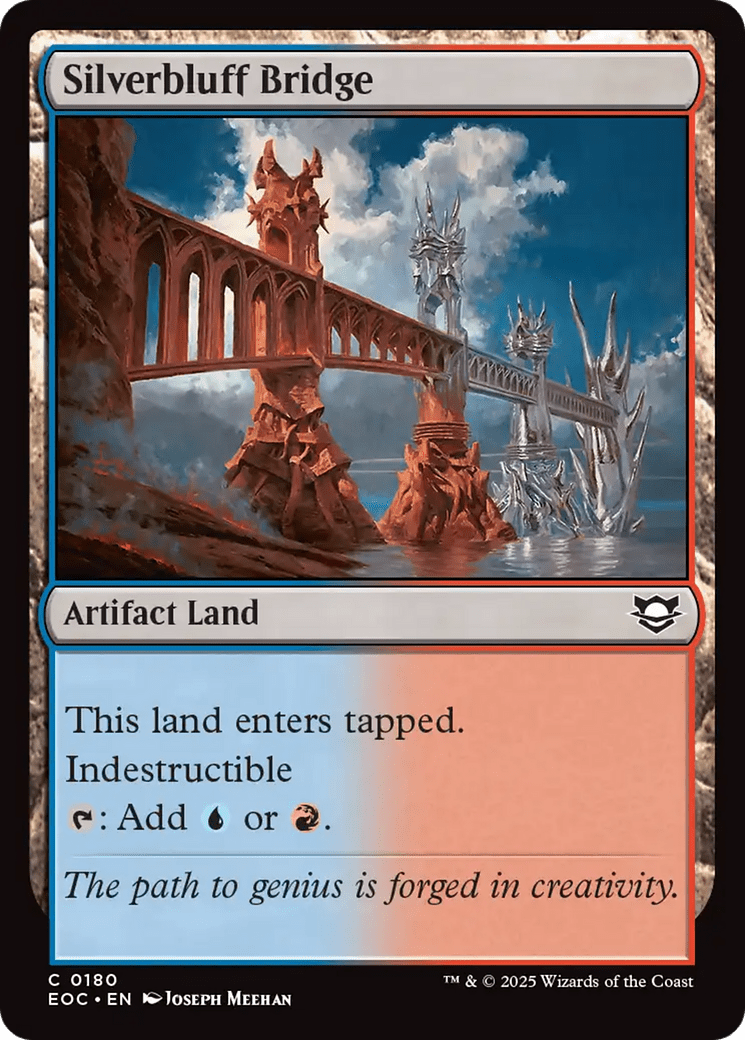 Silverbluff Bridge [Edge of Eternities Commander] MTG Single Magic: The Gathering  | Multizone: Comics And Games