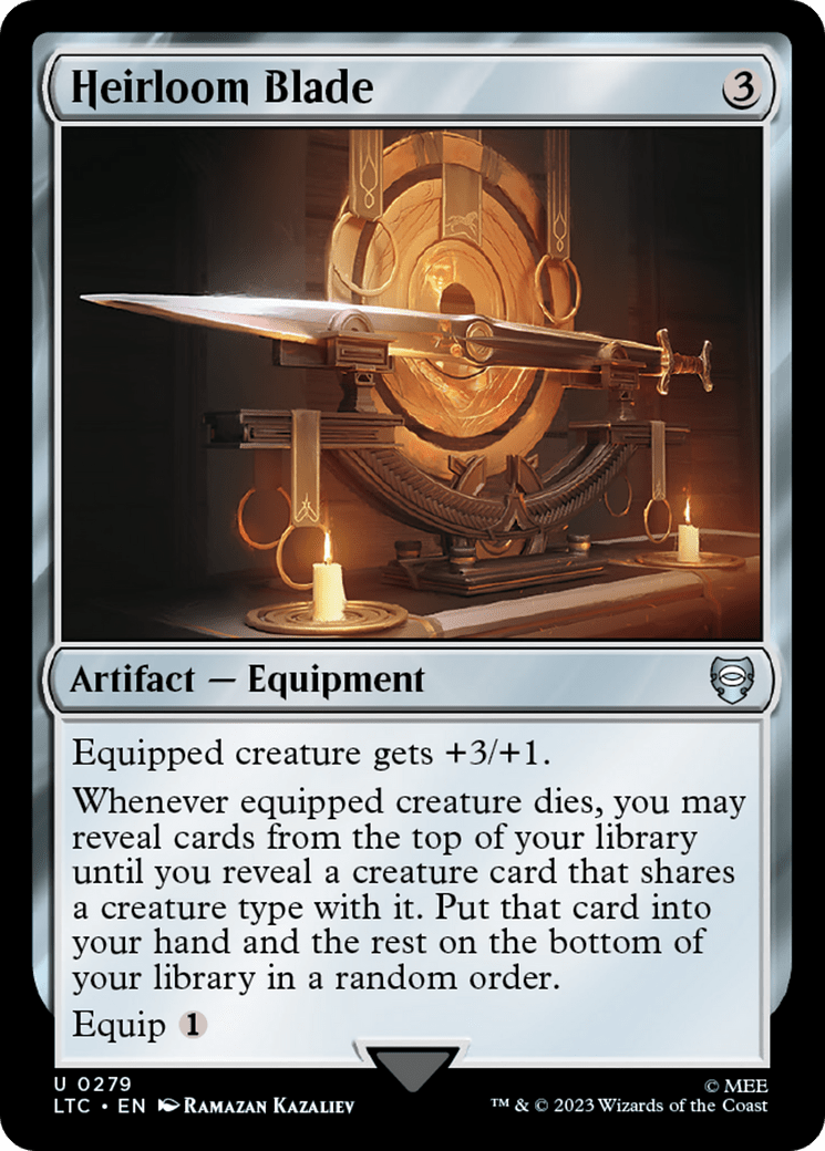 Heirloom Blade [The Lord of the Rings: Tales of Middle-Earth Commander] MTG Single Magic: The Gathering  | Multizone: Comics And Games