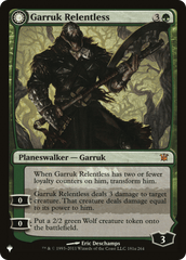Garruk Relentless // Garruk, the Veil-Cursed [Secret Lair: From Cute to Brute] MTG Single Magic: The Gathering  | Multizone: Comics And Games