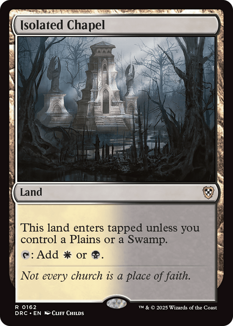 Isolated Chapel [Aetherdrift Commander] MTG Single Magic: The Gathering  | Multizone: Comics And Games