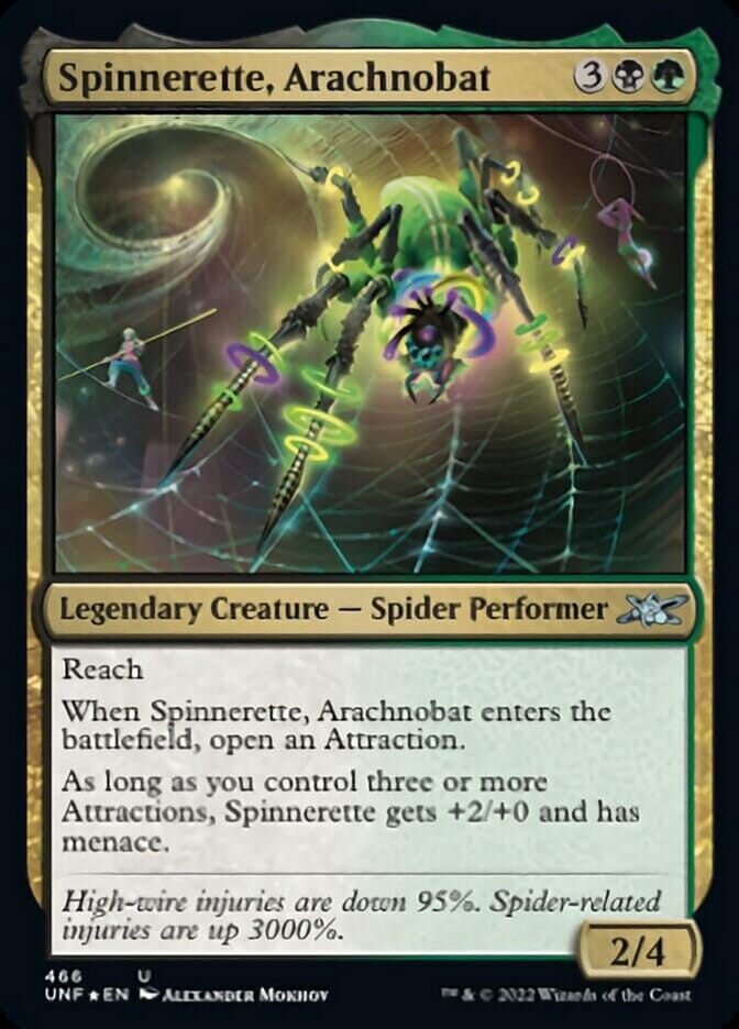 Spinnerette, Arachnobat (Galaxy Foil) [Unfinity] MTG Single Magic: The Gathering  | Multizone: Comics And Games