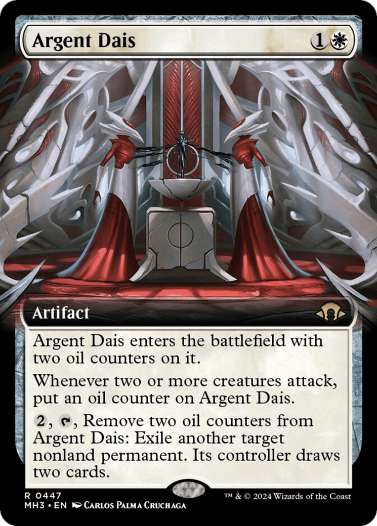 Argent Dais (Extended Art) [Modern Horizons 3] MTG Single Magic: The Gathering  | Multizone: Comics And Games