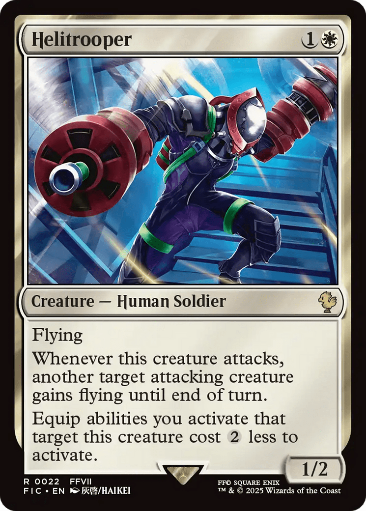 Helitrooper [FINAL FANTASY Commander] MTG Single Magic: The Gathering  | Multizone: Comics And Games