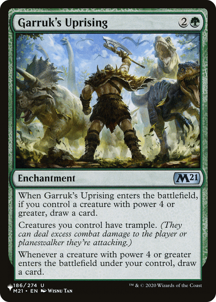 Garruk's Uprising [The List] MTG Single Magic: The Gathering  | Multizone: Comics And Games