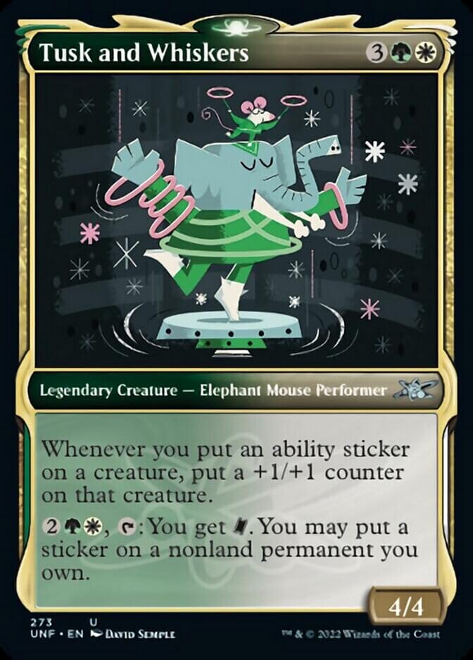 Tusk and Whiskers (Showcase) [Unfinity] MTG Single Magic: The Gathering  | Multizone: Comics And Games